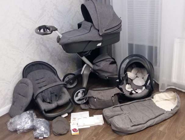 Original new Stokke Xplory V4 Original 3 in 1 baby stroller
